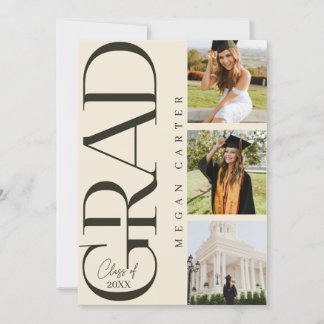 Modern Class of 2025 Graduation Party Invitation