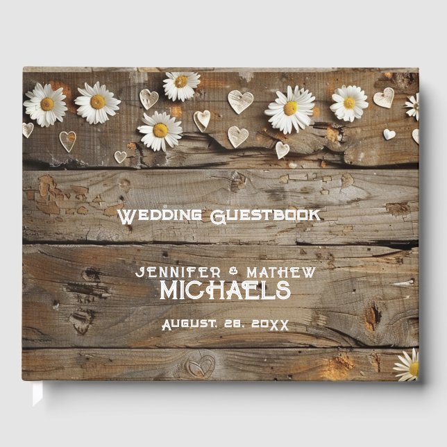 Modern Classic  Guest Book (Front)