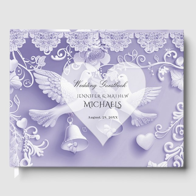 Modern Classic  Guest Book (Front)