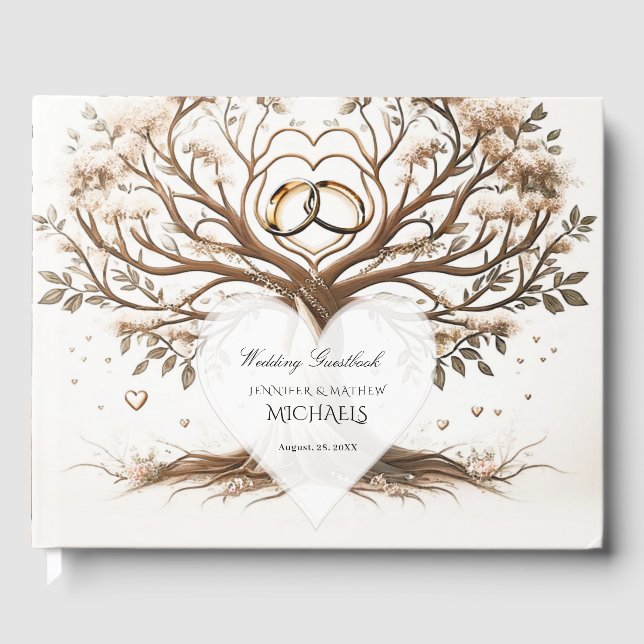 Modern Classic  Guest Book (Front)