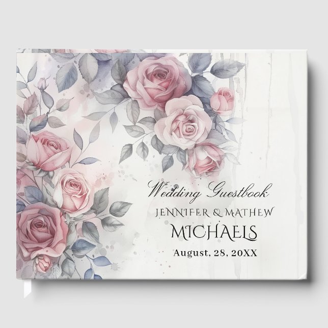 Modern Classic  Guest Book (Front)