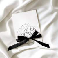 Modern Classic Her Vows Wedding Vow Book