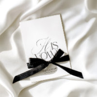 Modern Classic His Vows Wedding