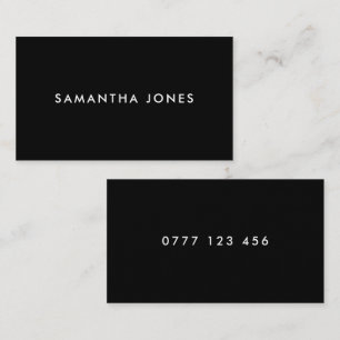 Modern Classic Personalised Mini Business Card