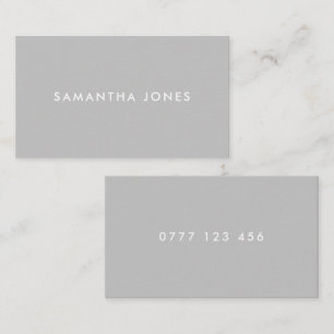 Modern Classic Personalised Mini Business Card