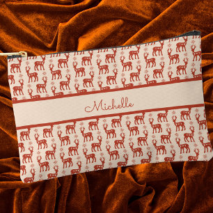 Modern Classic Simple Reindeer Pattern Accessory Pouch