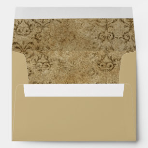 Modern Classic Tan and Granite Lined Envelope