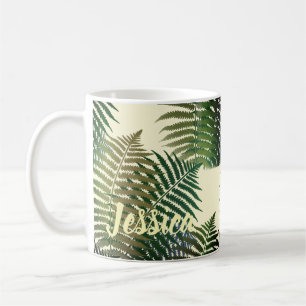 Modern Classic Tropical Palm Custom Coffee Mug