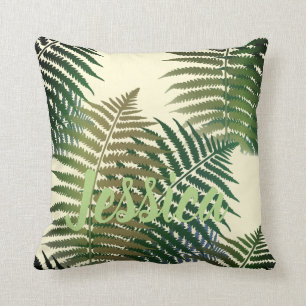 Modern Classic Tropical Palm Custom Cushion