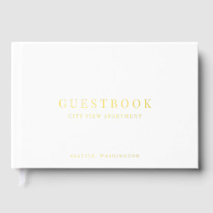Modern Classic Vacation Home Rental Guest Book