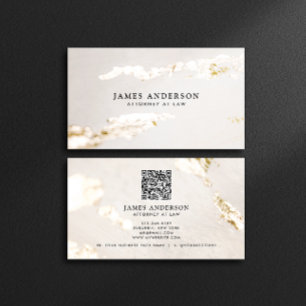 Modern Classy Faux Gold Foil Professional Business Card