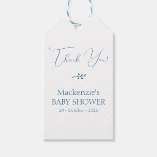 Modern Classy Minimalist Baby Shower Gift Tags