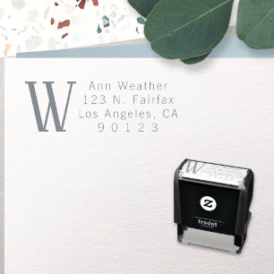 Modern Classy Return Address Self-inking Stamp