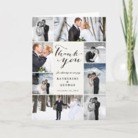 Modern Classy Script 8 Multi Photo Stylish Wedding