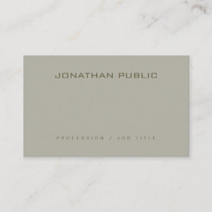 Modern Clean Design Professional Template Chic Business Card