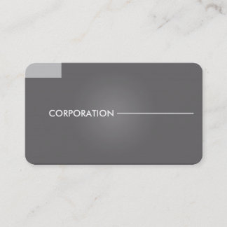 Modern, clean grey business cards