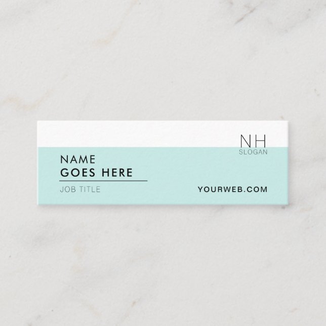 Modern Clean Multipurpose Mini Business Card (Front)