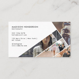 Modern & Clean Photography Business Card
