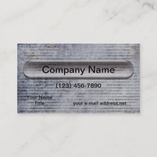 Modern Clear Glass Banner Grey Stripes Business Card