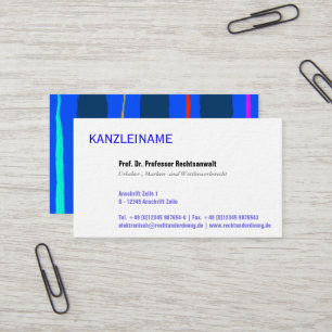 Modern clear professional use business card