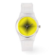 Modern Clear with Black and Yellow Dial