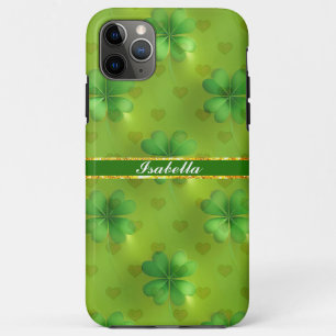 Modern Clover 4 Lists Green Collection iPhone 11 Pro Max Case