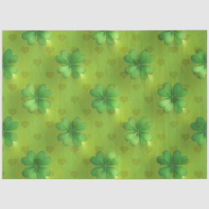 Modern Clover 4 Lists Green Collection Tissue Paper