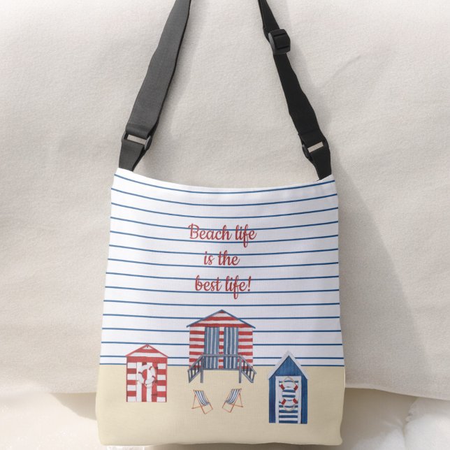  Modern coastal customisable summer  Crossbody Bag (Creator Uploaded)