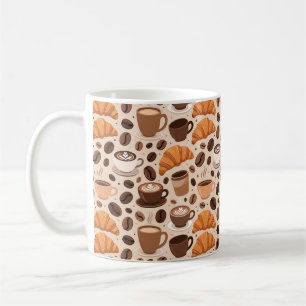 Modern Coffee Aesthetic Pattern Mug