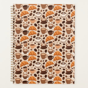 Modern Coffee Aesthetic Pattern Planner