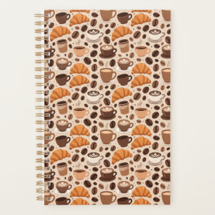 Modern Coffee Aesthetic Pattern Planner