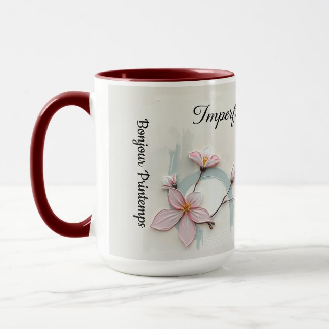 Modern Coffee Bar Deco Aesthetic Personalised Mug (Left)
