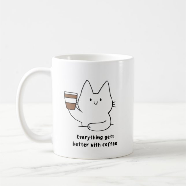 Modern Coffee Mug (Left)