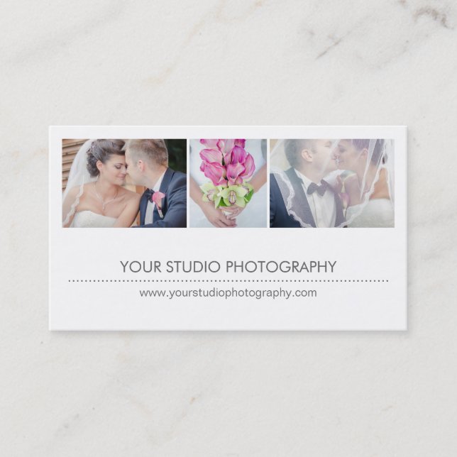 Modern Collage Business Card (Front)