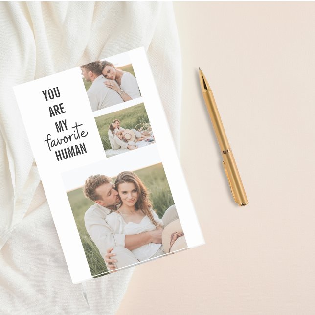 Modern Collage Couple Photo & Romantic Love Quote Post-it Notes (Creator Uploaded)