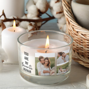 Modern Collage Couple Photo & Romantic Love Quote Rectangular Sticker