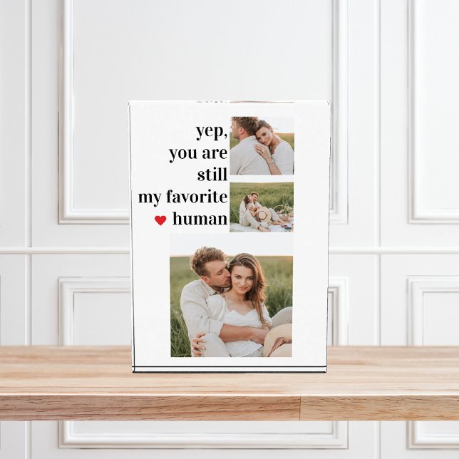 Modern Collage Couple Photo Romantic Quote Block (Creator Uploaded)