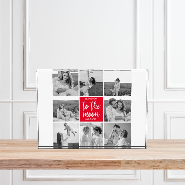 Modern Collage Couple Photo & To The Moon Quote Block (Creator Uploaded)