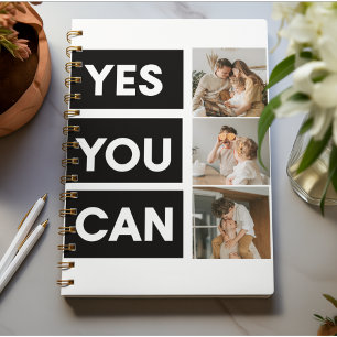 Modern Collage Family Photo & Motivation Quote Planner