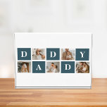 Modern Collage Fathers Photo & Green Daddy Gifts<br><div class="desc">A modern collage fathers photo is a personalised gift that combines multiple photos of a father or father figure in a creative and stylish manner. It involves selecting several meaningful pictures and arranging them in a collage format, often with overlapping or grid-like designs. The photos can feature different moments or...</div>