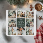 Modern Collage “Merry Christmas” Multi Photo  Cutting Board<br><div class="desc">Bring festive charm to your kitchen or gift someone special a one-of-a-kind keepsake with this Modern Collage “Merry Christmas” Multi Photo Cutting Board. This elegant design features a nine-photo collage layout framed in cozy neutral tones and centered around the warm message Have Yourself a Merry Christmas. Crafted from durable glass...</div>