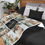 Modern Collage “Merry Christmas” Multi Photo Fleece Blanket<br><div class="desc">Wrap yourself in warmth and memories with the Modern Collage “Merry Christmas” Multi Photo Fleece Blanket — the perfect personalized accent for a cozy holiday season. This elegant blanket design features a nine-photo collage surrounded by your cherished family moments, centered around the classic holiday message Have Yourself a Merry Christmas....</div>
