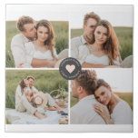 Modern Collage Personalised Family Photo Gift Ceramic Tile<br><div class="desc">Modern Collage Personalised Family Photo Gift</div>