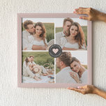 Modern Collage Personalised Family Photo Gift Poster<br><div class="desc">Modern Collage Personalised Family Photo Gift</div>