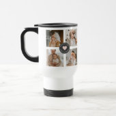 Modern Collage Personalised Family Photo Gift Travel Mug (Left)