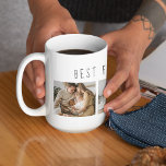 Modern Collage Photo & Best Family Ever Best Gift Coffee Mug<br><div class="desc">Introducing the Modern Collage Photo & Best Family Ever Text Gift, a unique and personalised way to celebrate the love and joy of your family. This special gift combines the beauty of a custom photo collage with a heartfelt message to create a memorable keepsake that will be treasured for years...</div>