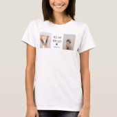 Modern Collage Photo Best Mum Dog Ever  T-Shirt (Front)