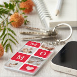 Modern Collage Photo & Best Mum Ever Gift Key Ring<br><div class="desc">Modern Collage Photo & Text Best Mum Ever Gift. Best Personalised Gift For Mothers day,  Woman's day or Mum Birthday.  Surprise Mum With a Gift That’s As Amazing As She Is.</div>