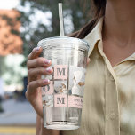 Modern Collage Photo Best Mum Ever Pink Gift Acrylic Tumbler<br><div class="desc">This "Best Mum Ever" collage photo is the ideal gift for any occasion, whether it's Mother's Day, a birthday, or just a special way to say "I love you." With its chic design and heartfelt sentiment, it's sure to become a cherished keepsake that your mum will treasure for a lifetime....</div>