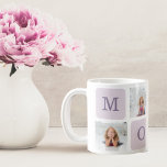 Modern Collage Photo Best Mum Ever Purple Gift Coffee Mug<br><div class="desc">Modern Collage Photo Best Mum Ever Purple Gift</div>